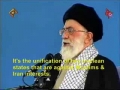 Ayatollah Khamenei warns against U.S U.K and Arab States - Persian sub English