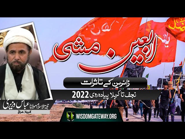 [Arbaeen e Hussaini 2022] Interview | H.I Molana Abbas Waziri | Karbala | Urdu