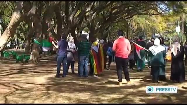 [25 July 2014] Zimbabwe march condemns israeli onslaught on Gaza - English