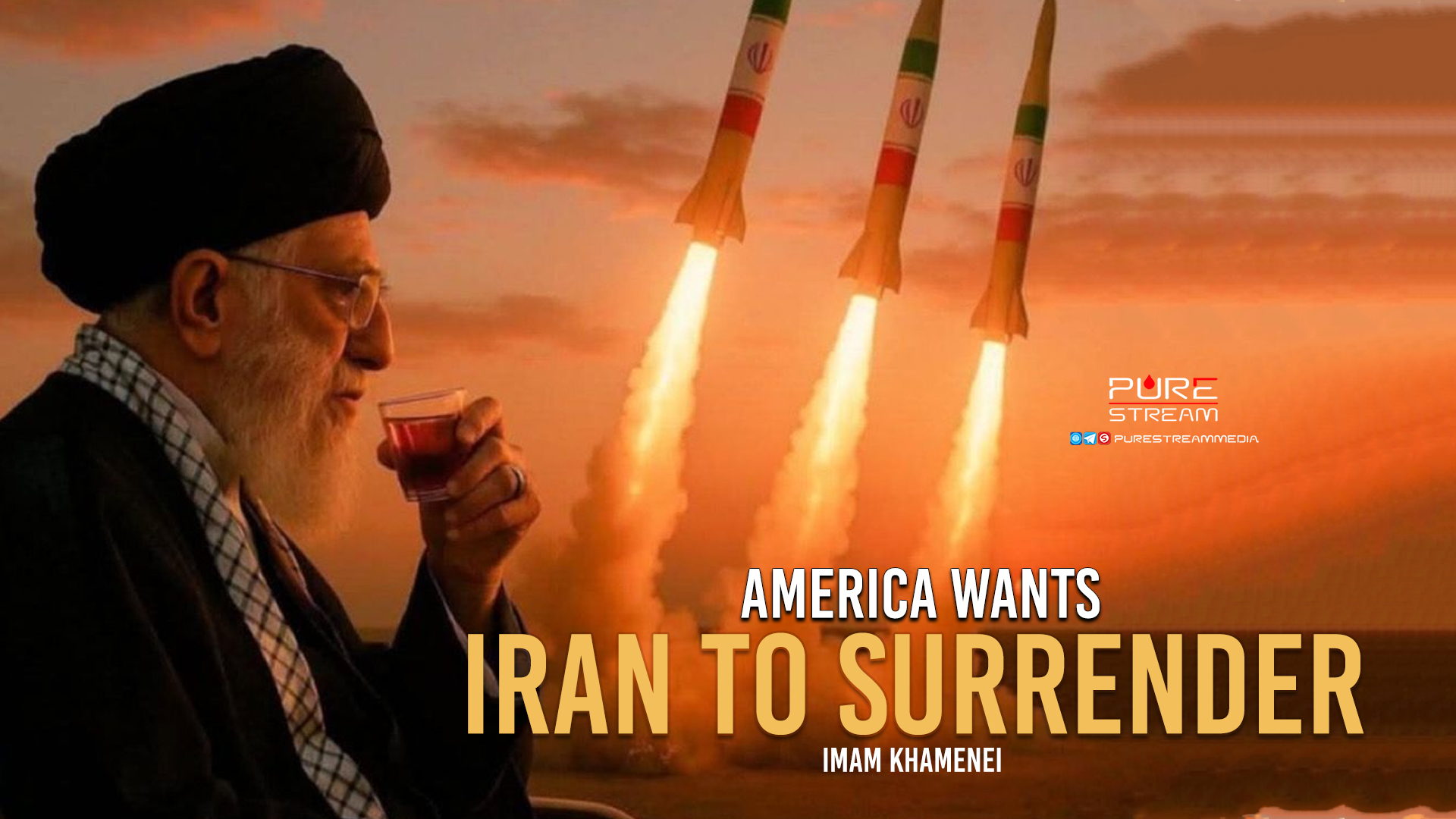 America Wants Iran To Surrender | Imam Khamenei | Farsi Sub English