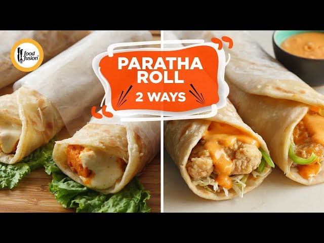 [Quick Recipe] Paratha Rolls 2 Ways - English Urdu