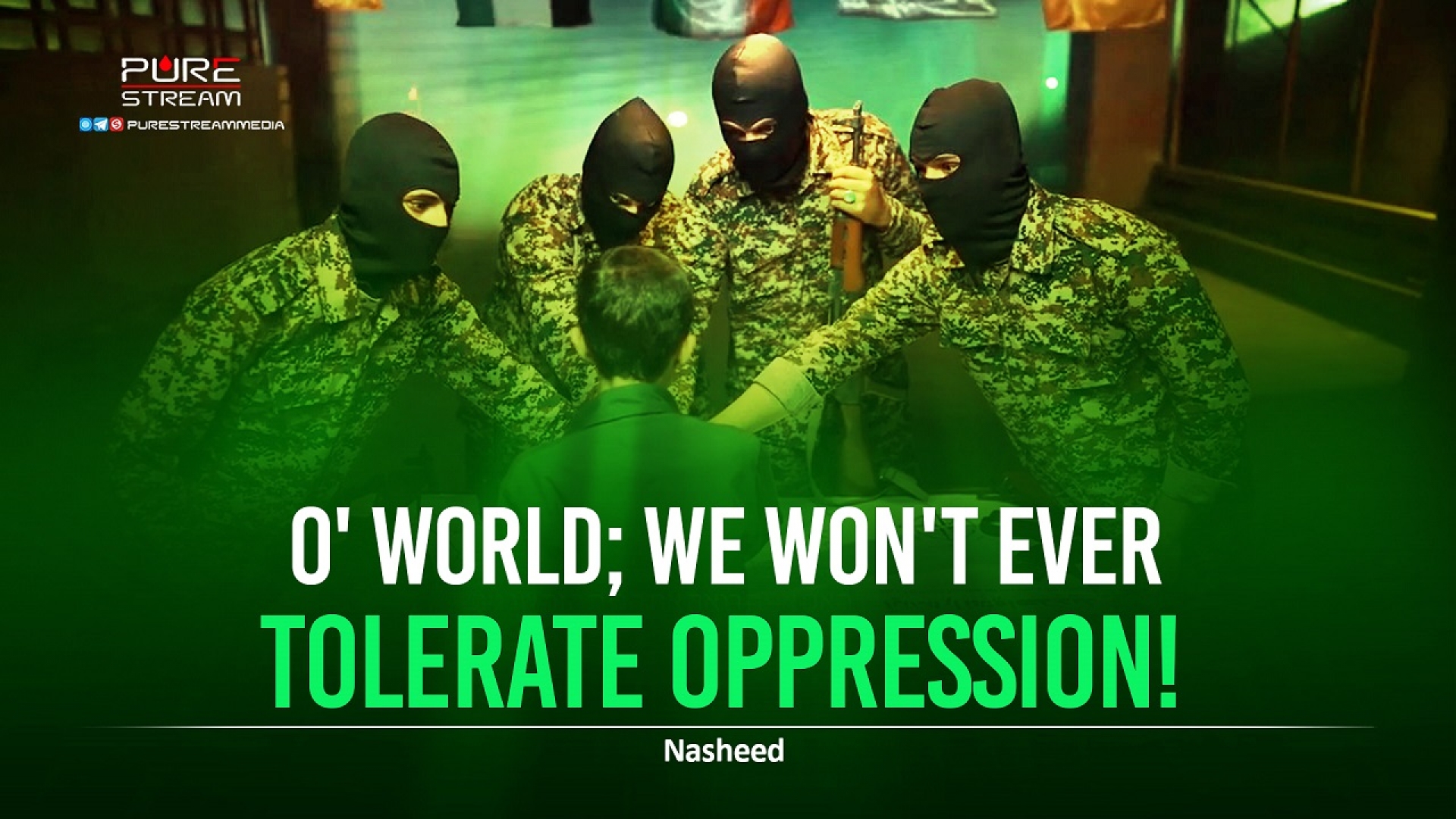 O' World; We Won't Ever Tolerate Oppression! | Nasheed | Farsi Sub English