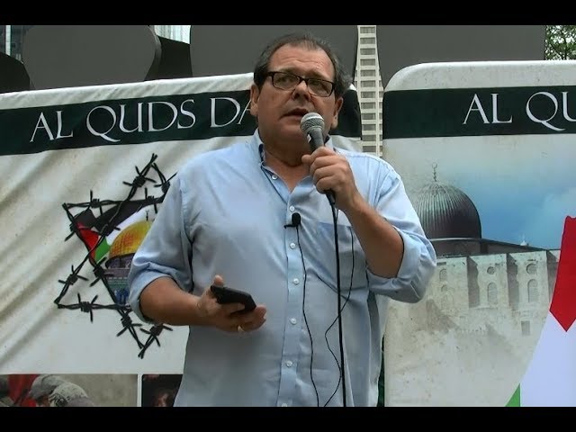 AlQuds Day Toronto Speech by Miguel Figueroa Canadian Peace Congress - English