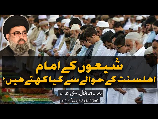 Shion k Imam Ahle Sunnat k hawaly se kia kahty hain? | Allama Syed Ahmed Iqbal Rizvi | Urdu