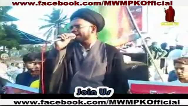 [Media Watch] MWM Protest On Press Culb, Karachi - 20 Mar 2014 - Maulana Ali Anwar - Urdu