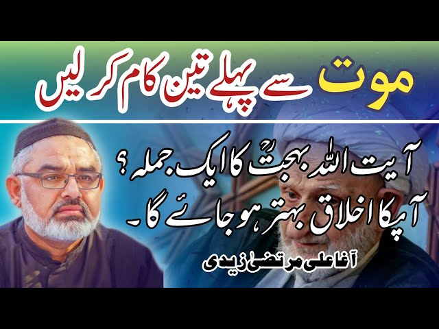 [ Clip] Ayatullah Bahjat Ka Ek Jumla | Molana Ali Murtaza Zaidi | Urdu
