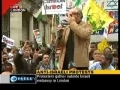 Anti israeli Protest In front of iSrael Embassy - Galloway - London - English