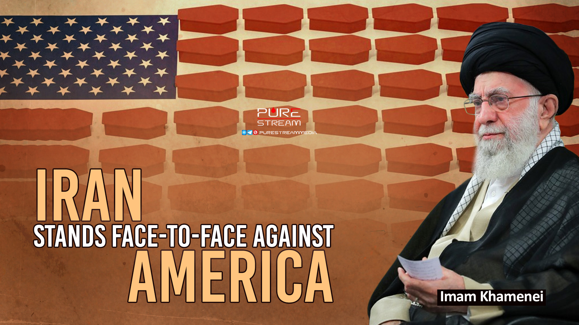 Iran Stands Face-To-Face Against America | Leader of the Muslim Ummah | Farsi Sub English