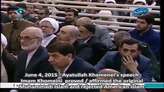 Imam Khomeini proved Original Islam and rejected Secular / Radical Islam - Ayatullah Ali Khamenei - Farsi Sub English
