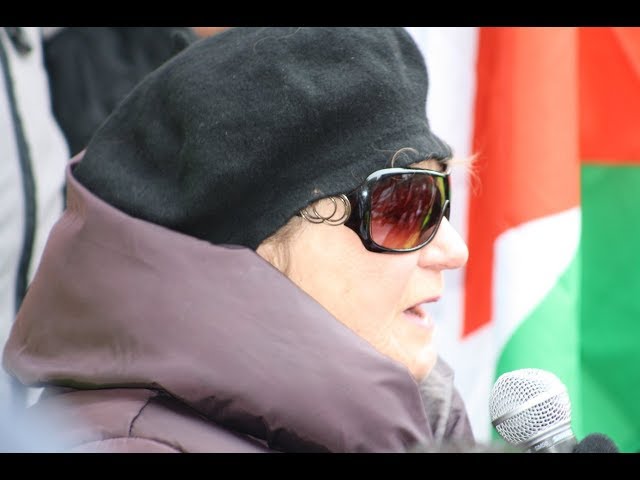 Suzanne Weiss - IJV Speaking at Toronto Hands Off Jerusalem Al-Quds Rally - English