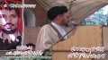 Speech H.I Haider Ali Moosvi - 17th Martyrdom Anniversary Dr. Muhammad Ali Naqvi Shaheed - 4 March 2012 - Urdu