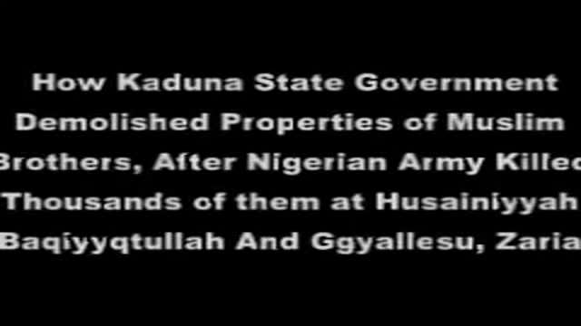 Property of the Islamic Movemnet in Nigeria Demolished by Kaduna State Government.