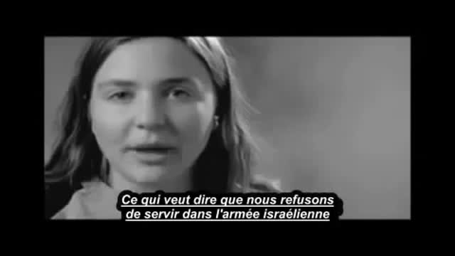 Omer Goldman : Elle refuse de servir dans l\'armée israélienne ! English sub French