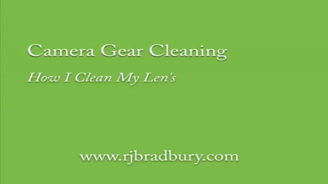 {25} [How To use Canon Camera] Gear Cleaning - How I Clean My Lens - English