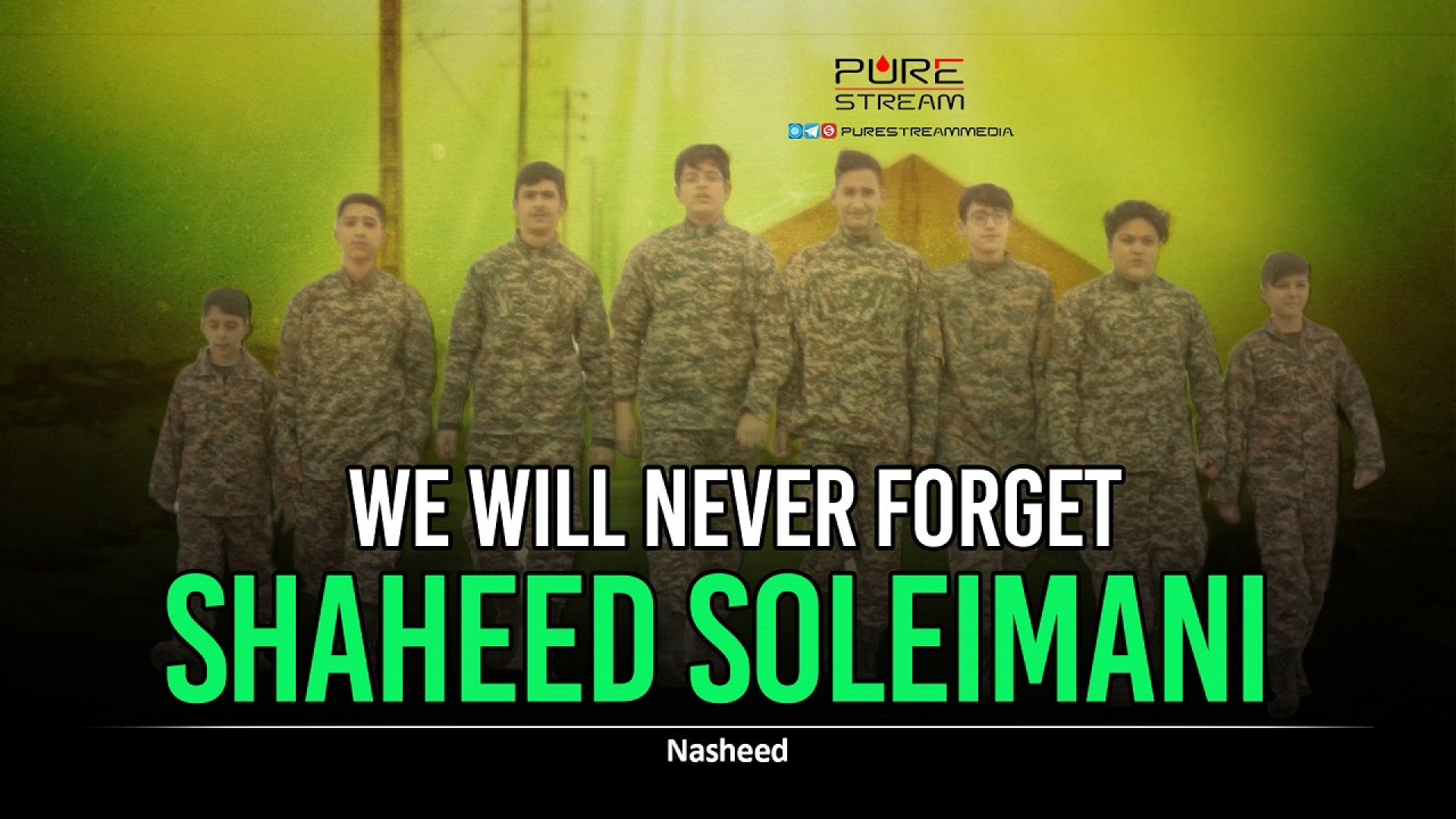 We Will Never Forget Shaheed Soleimani | Nasheed | Arabic Farsi Sub English