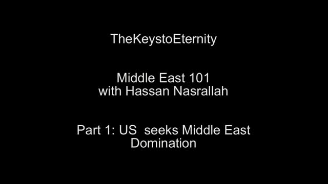 US seeks ME Domination - Syed Hassan Nasrallah - Arabic sub English