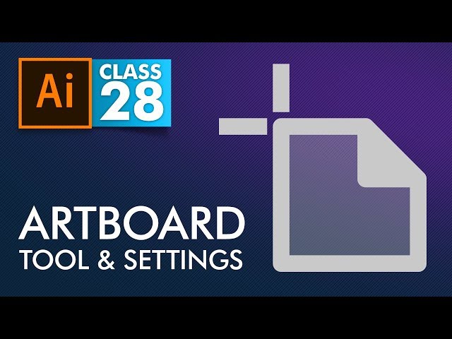 Adobe Illustrator - Artboard Tool and Settings - Class 28 - Urdu / Hindi