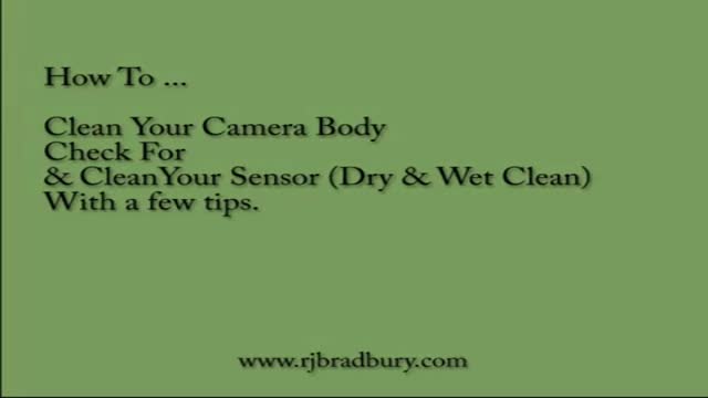 {27} [How To use Canon Camera] Clean Your Camera Body & Sensor - English