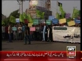[News Report - 16 Sep 2012] Attack of Police on Labbaik RasulAllah rally - Karachi - Urdu