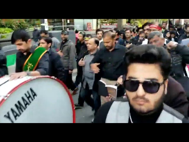 [Noha] Alamdar Moosavi | Arbaeen Walk Downtown, Toronto - Urdu
