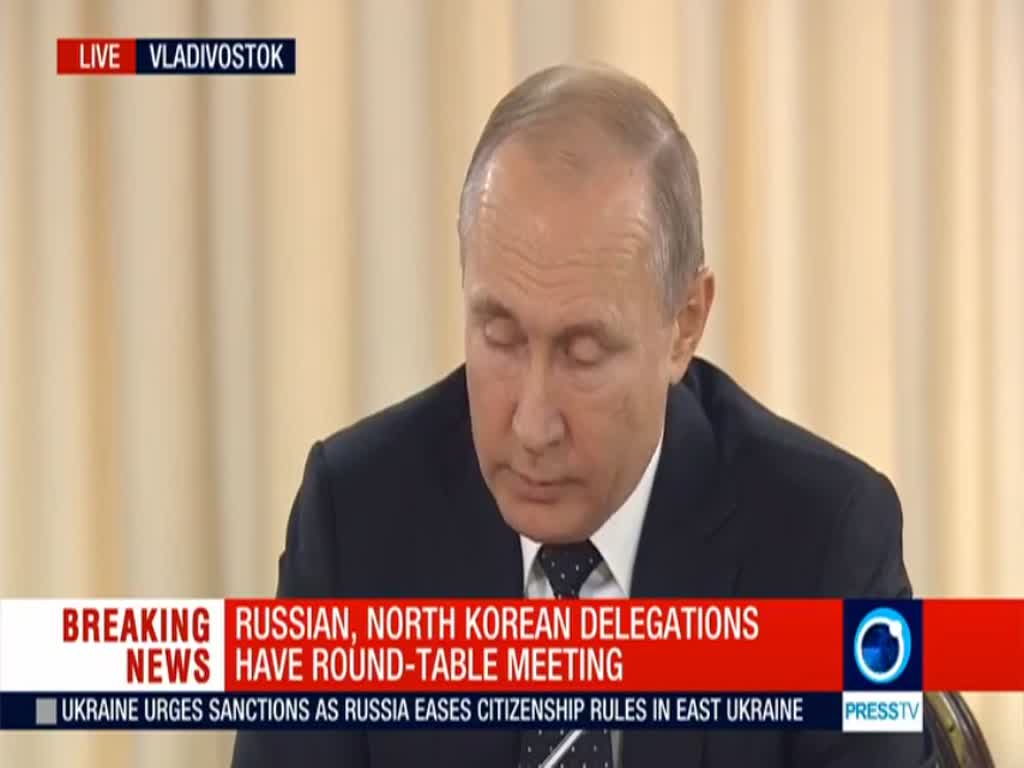 [25 April 2019] Putin says welcomes Kim’s efforts to normalize U.S.- Korean relations - English