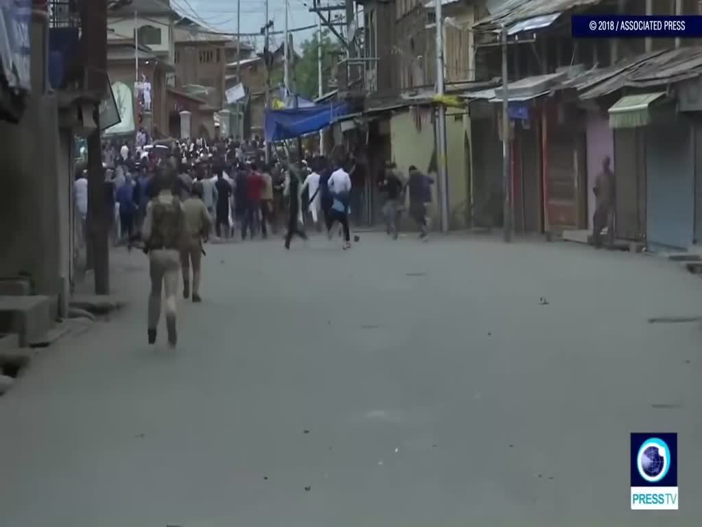 [21 May 2018] Indian forces crack down on anti-Israel protesters in Kashmir - English