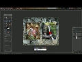 GIMP - How to blend two images together  - English