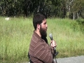 [2012 Summer Camp] QA1 Lecture on Trail near Water Fall by  Sheikh Hamza Sodagar - English