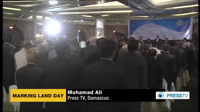 [30 Mar 2014] Palestinians mark Land Day in Damascus - English