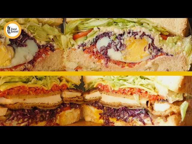 [Quick Recipe] Japanese style Wanpaku Sandwich 2 ways - English Urdu