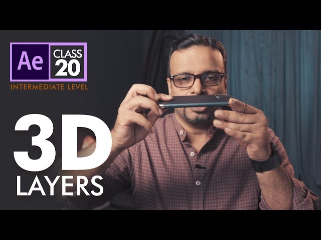 3D Layers in After Effects Part 1 Class 20 - اردو / हिंदी