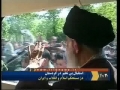 12thMay09 - Leader Ayatollah Khamenei Surrounded by Huge Crowd in Kurdistan-Visiting Martyrs Graves