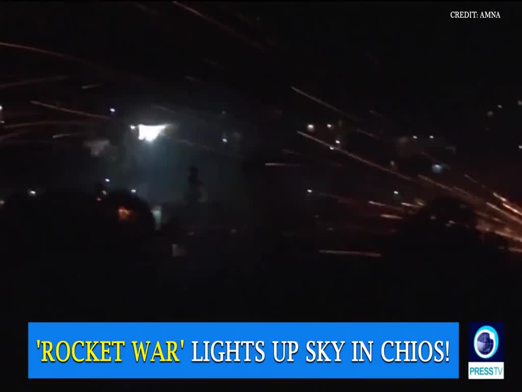 [30 April 2019] Greece: \'Rocket war\' lights up the skies of Chios.- English
