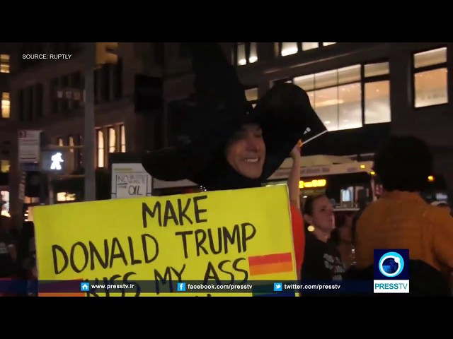 [24/09/19] Anti-Trump protesters gather in NYC - English