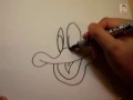 How to Draw Donald Duck face Easily - All Languages Other