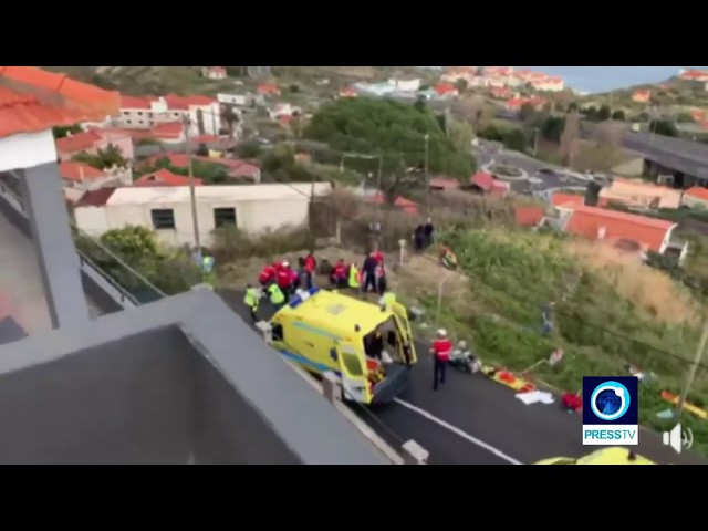 [20 April 2019] Portugal: At least 29 killed in Madeira tourist bus crash - English