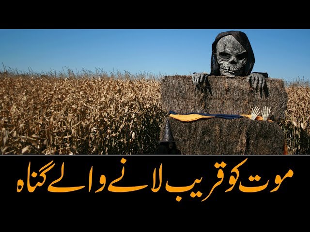 موت کو قریب لانے والے گناه - Urdu