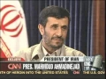 23 Sep 08- CNN Lari King live interview with Irani President Ahmadinejad Part 5-English