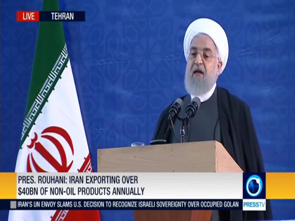 [30 April 2019] Pres. Rouhani lauds Iranian workers for efforts to achieve self sufficiency - English