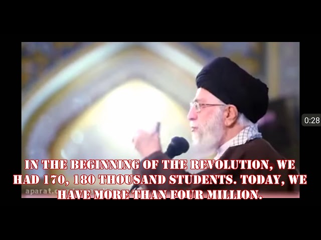 Education Before & After Islamic Revolution-World Statistic. Eng subtitle