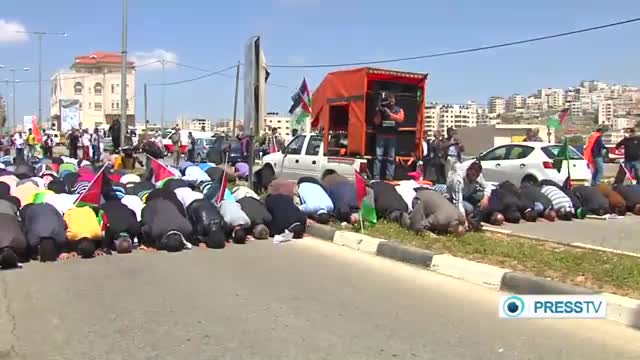 [04 Apr 2014] israeli forces attack Palestinian protesters near Ramallah - English