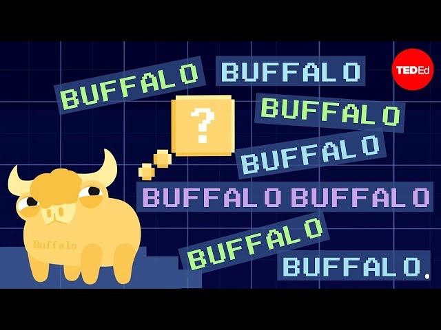 Buffalo buffalo buffalo: One-word sentences and how they work - Emma Bryce - English