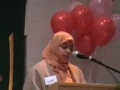 CASMO World Womens Day 2009 - Birthday of Hazrat Zahra SA - Youth Speaker Tatheer - English
