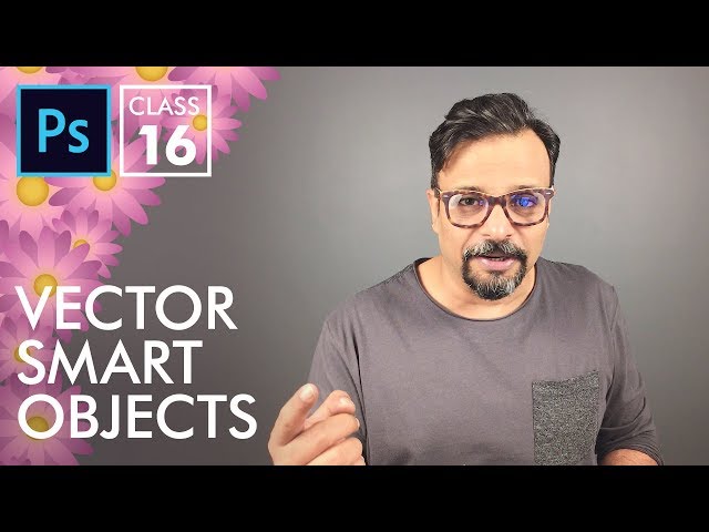 Vector Smart Objects - Adobe Photoshop for Beginners - Class 16 - Urdu / Hindi