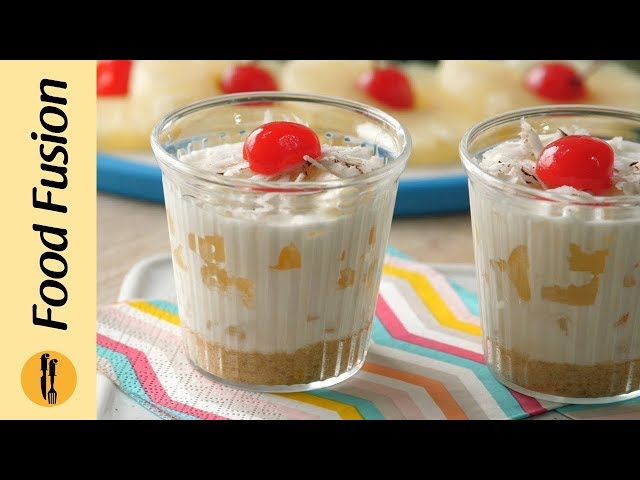 [Quick Recipes] Pineapple Cream Dessert - English Urdu