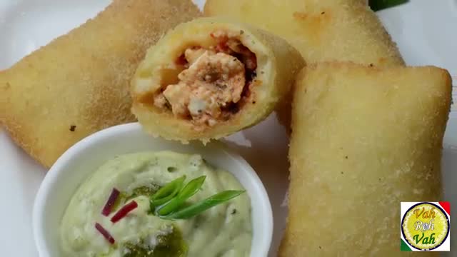 Paneer Pizza Pockets - By VahChef - English