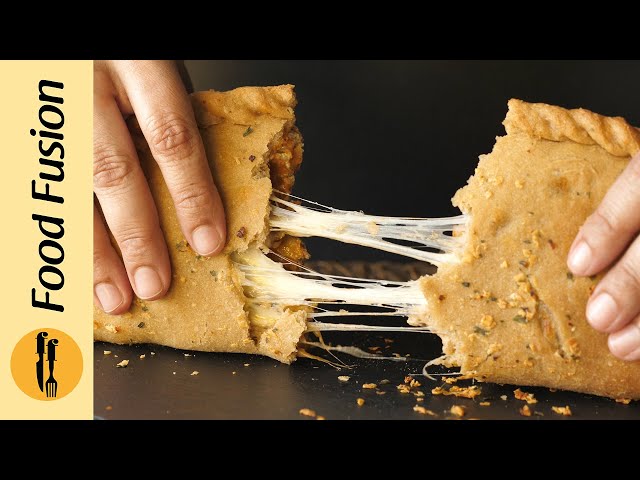 [Quick Recipes] Whole Wheat Pizza Calzone - (Healthy Ramzan Special)- English Urdu