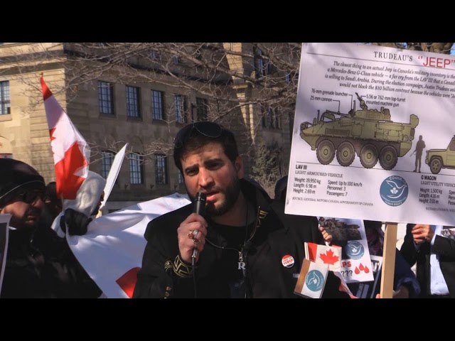 Ottawa Mark 4th year of Saudi war on Yemen: Br. Firas Al Najim CD4HR at Global Affairs Canada -English
