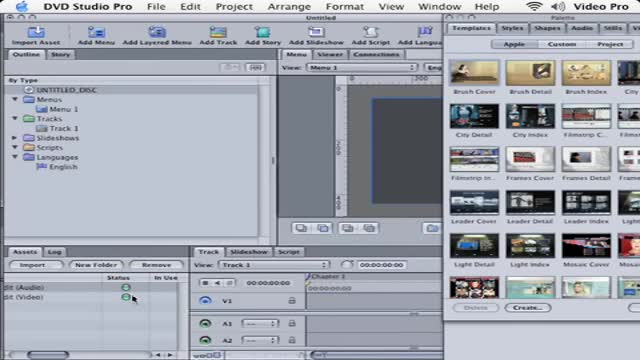 [02] DVD Studio Pro Tutorial - Simple DVD with Chapters (P.2) - English