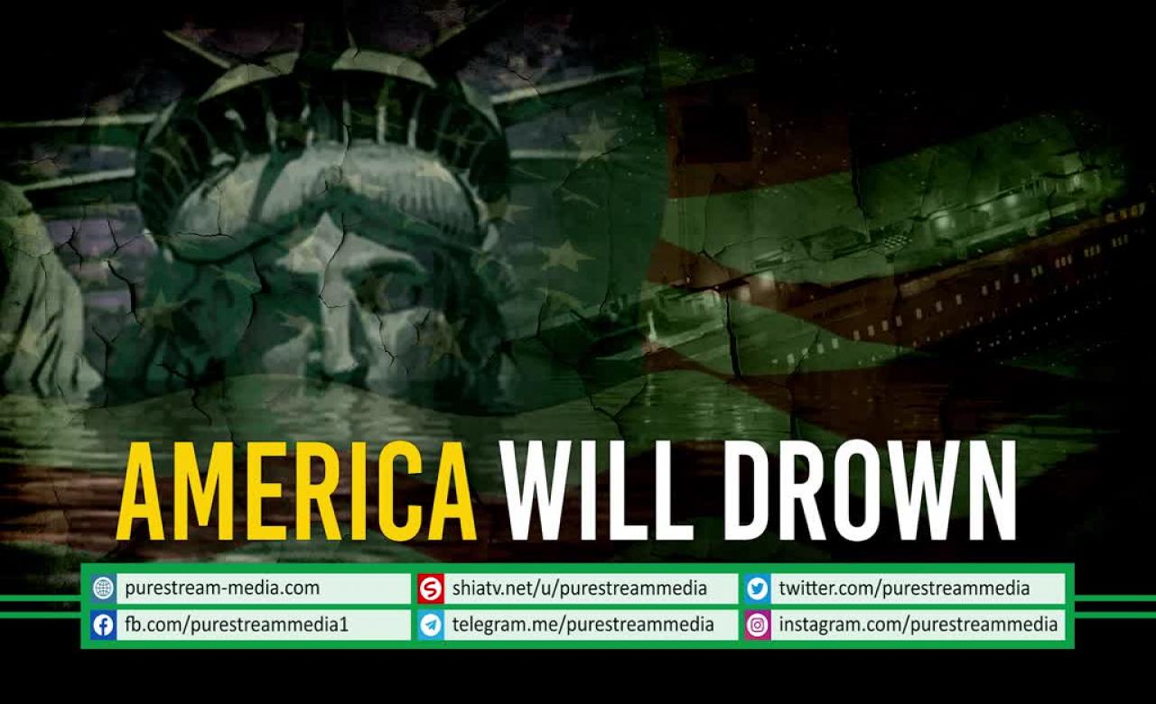 AMERICA WILL DROWN | Imam Sayyid Ali Khamenei | Farsi Sub English